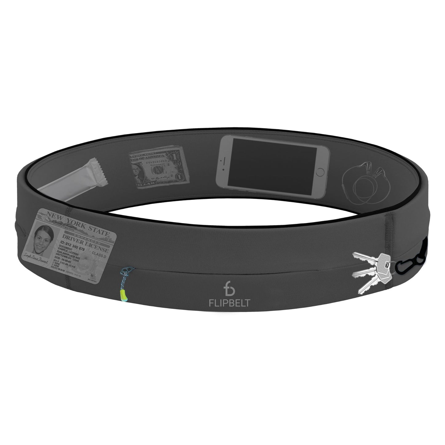 FlipBelt Zipper Running Belt