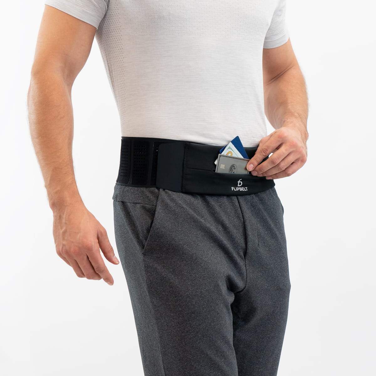 FlipBelt Zipper Adjustable Belt